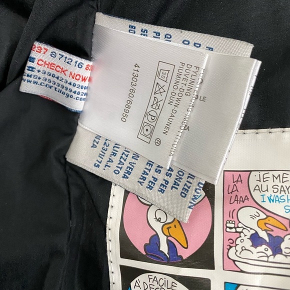 Moncler Riviere Giubotto Down Parka Jacket Navy Vintage Winter Puffer - Picture 15 of 17